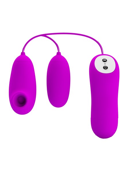 WIBRATOR PRETTY LOVE SUCTION & VIBROBULLETS