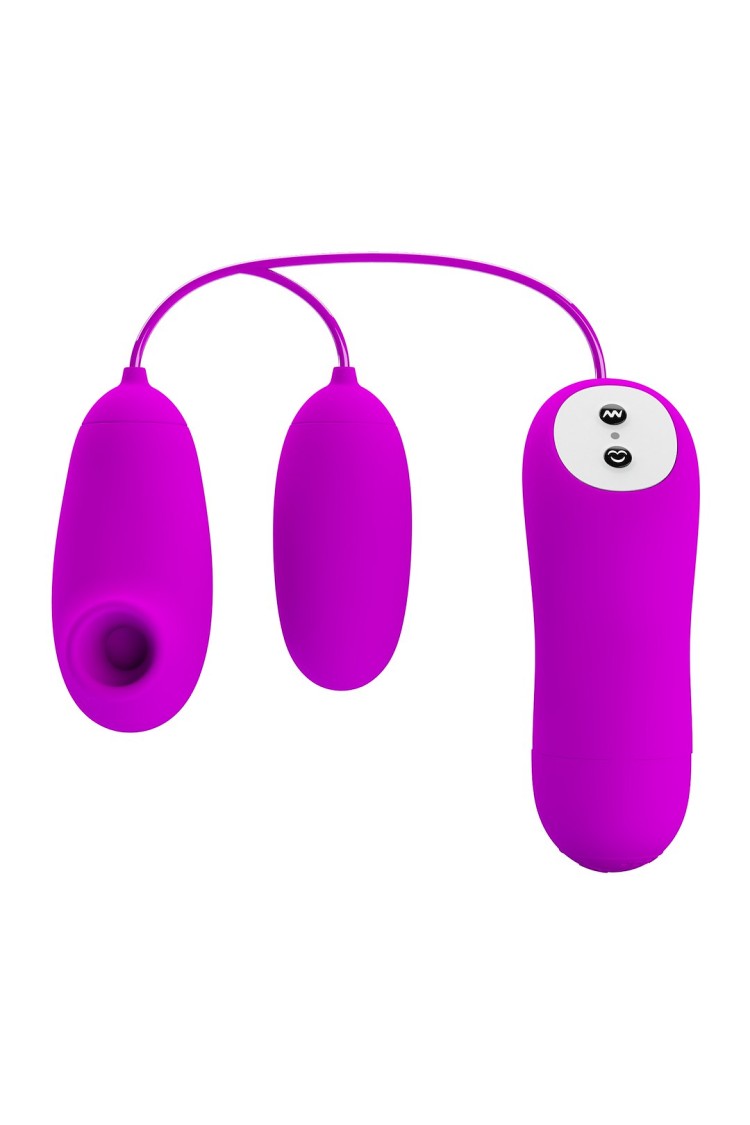 WIBRATOR PRETTY LOVE SUCTION & VIBROBULLETS