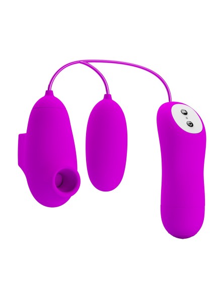 WIBRATOR PRETTY LOVE SUCTION & VIBROBULLETS