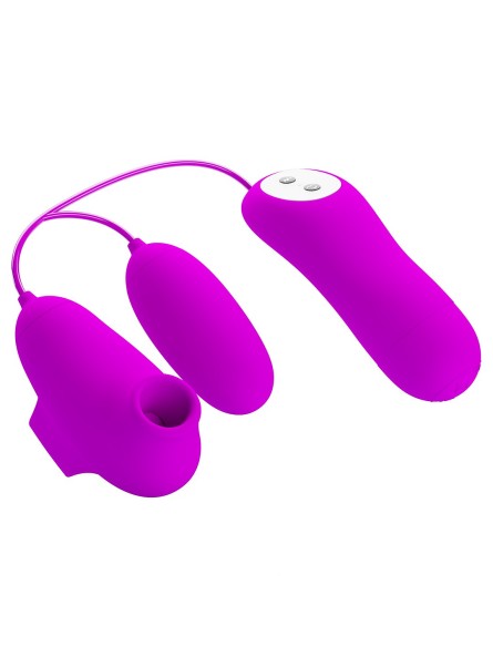 WIBRATOR PRETTY LOVE SUCTION & VIBROBULLETS