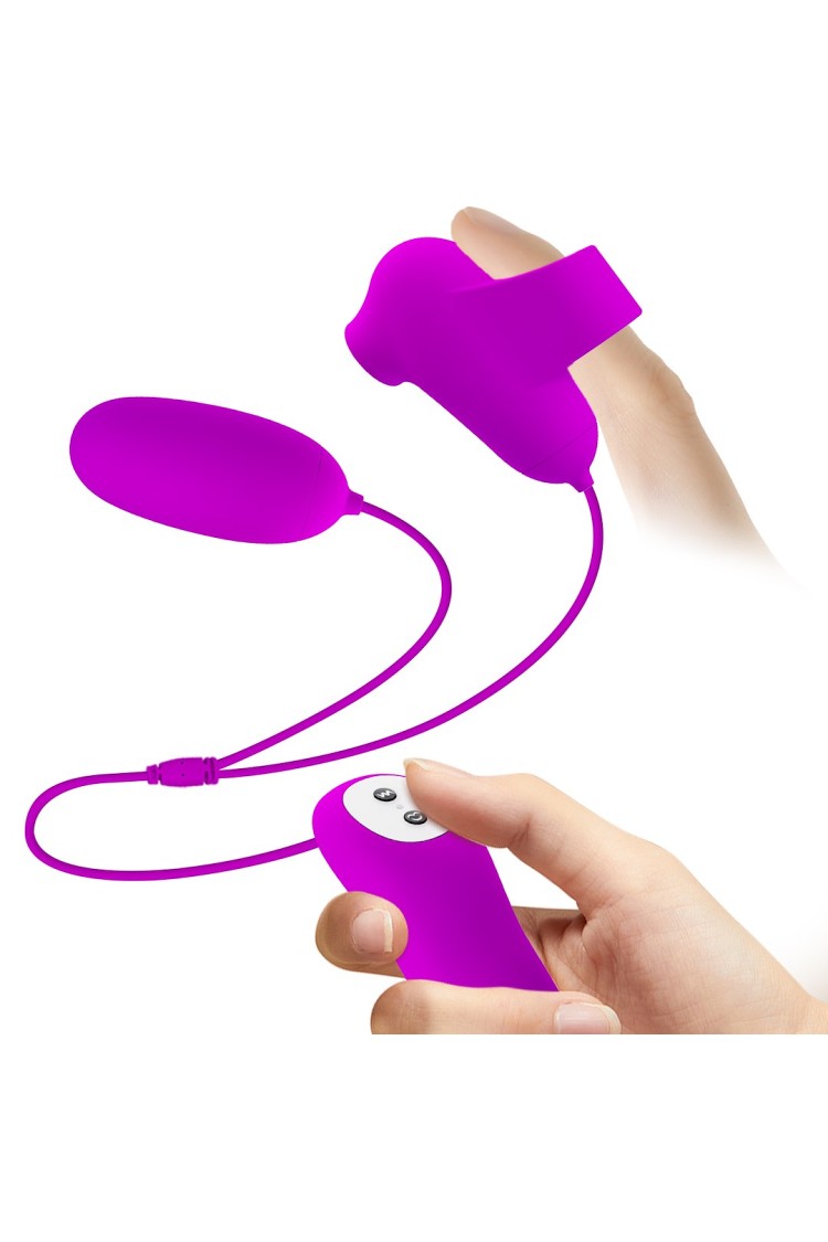 WIBRATOR PRETTY LOVE SUCTION & VIBROBULLETS