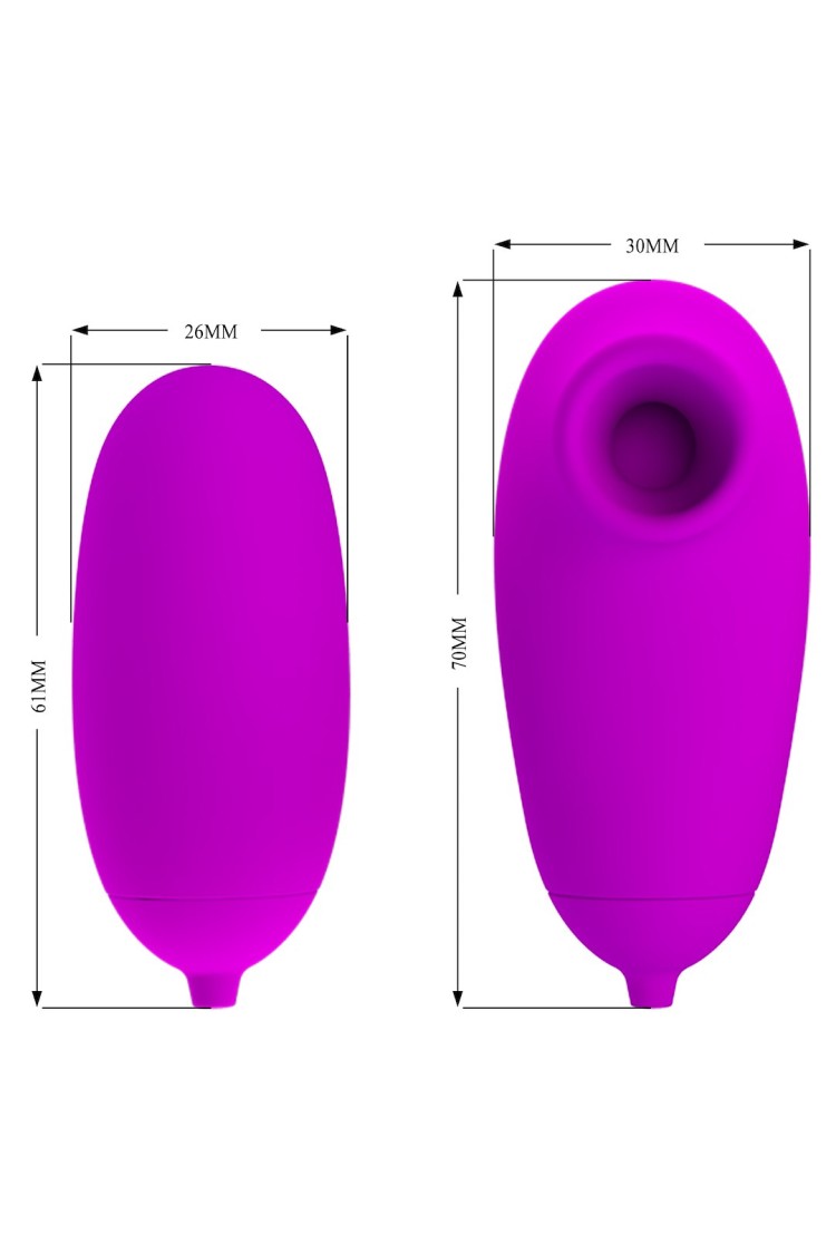 WIBRATOR PRETTY LOVE SUCTION & VIBROBULLETS