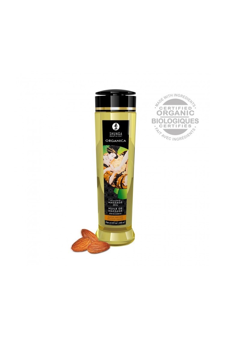 Organiczny Olejek Do Masażu Natural Massage Oil Organica Almond Sweetness 240Ml Shunga