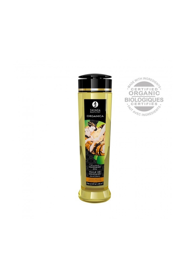 Organiczny Olejek Do Masażu Natural Massage Oil Organica Almond Sweetness 240Ml Shunga