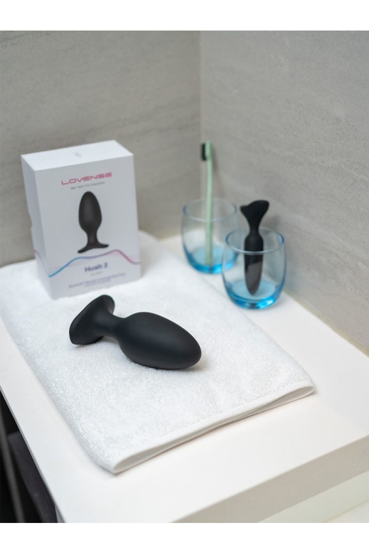 Korek Analny Sterowany Aplikacją Hush 2 Butt Plug 57Mm Lovense