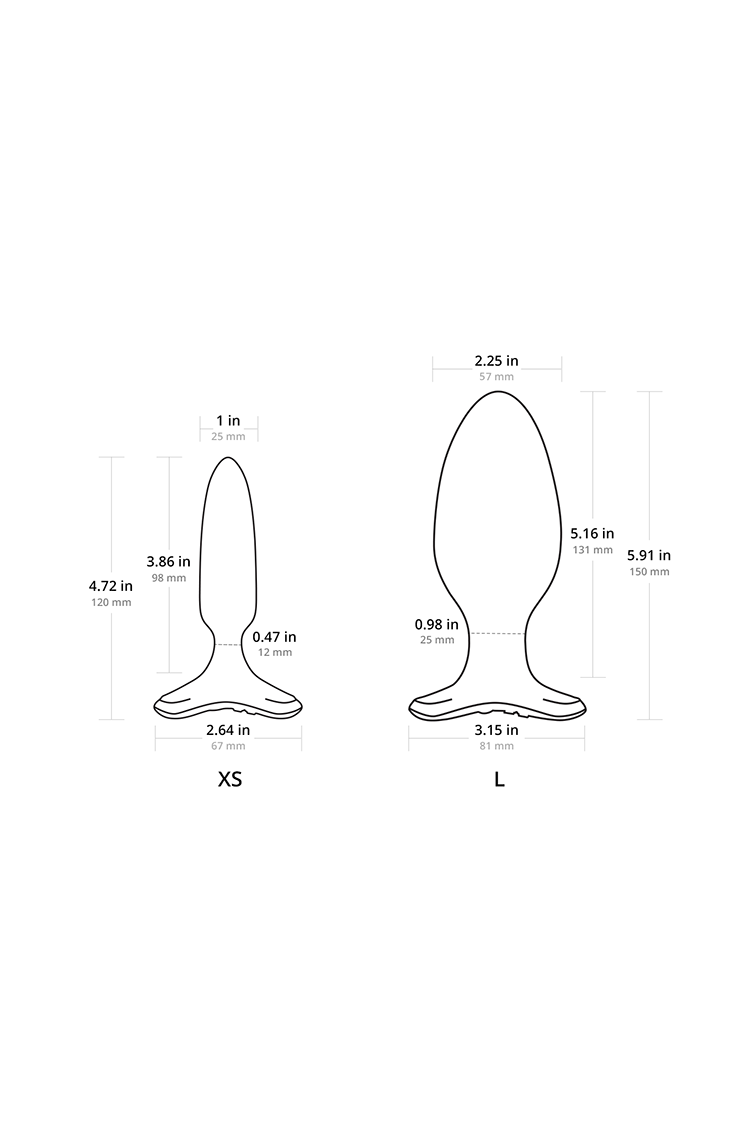 Korek Analny Sterowany Aplikacją Hush 2 Butt Plug 57Mm Lovense