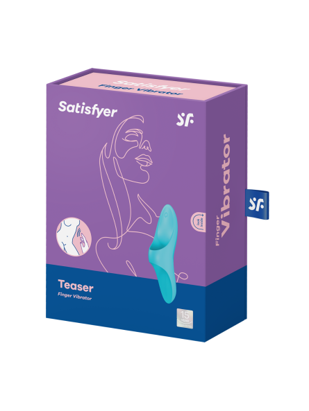 Wibrator na palec Satisfyer Teaser Light Blue
