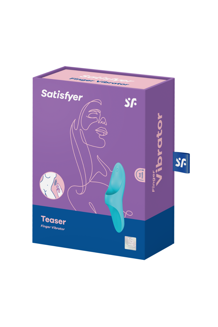 Wibrator na palec Satisfyer Teaser Light Blue
