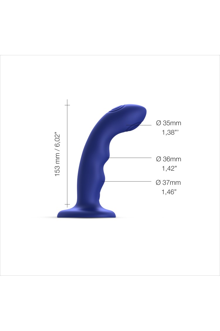 Strap-on-me Tapping Dildo Wave Night Blue