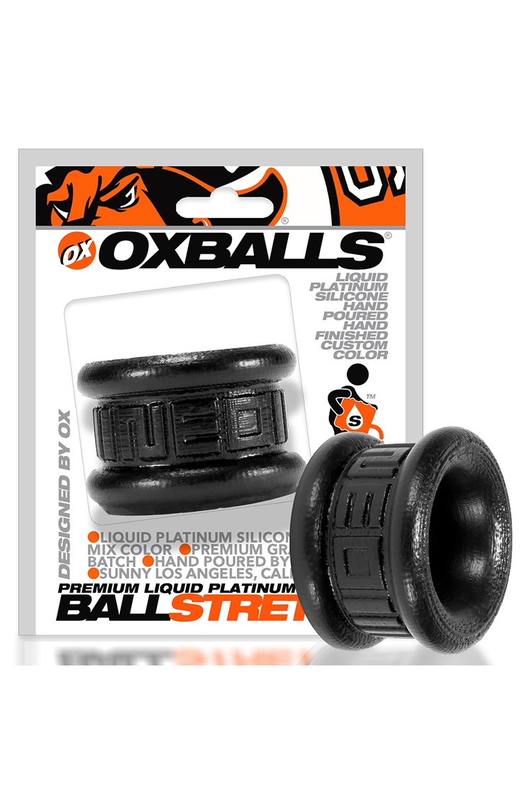 Rozciągacz Jąder Neo Short Ballstretcher Black Oxballs