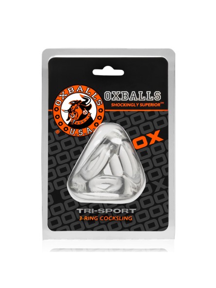 Pierścień na penisa i jądra  Tri-Squeeze Cocksling Oxballs