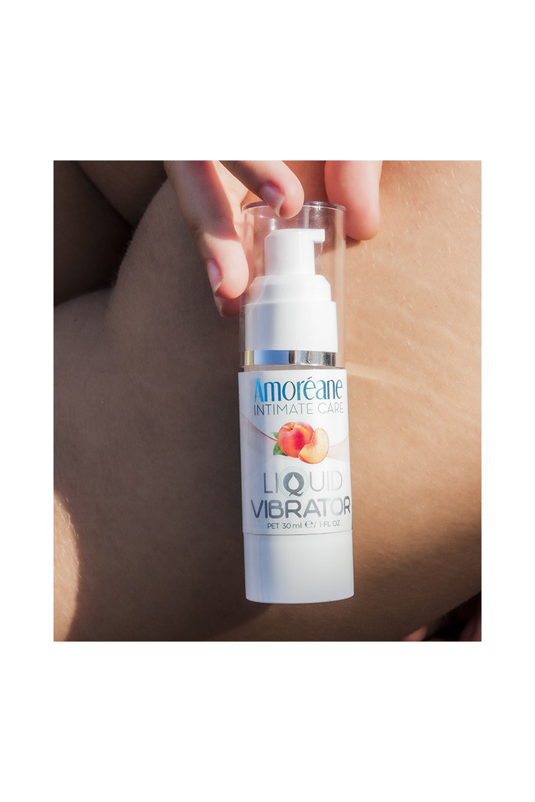 Lubrykant Liquid Vibrator Peach 30Ml Amoreane