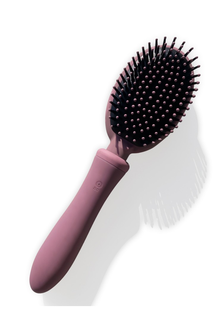 Vibraliss wibrująca szczotka do włosów Vibrating Brush Rose Pudre