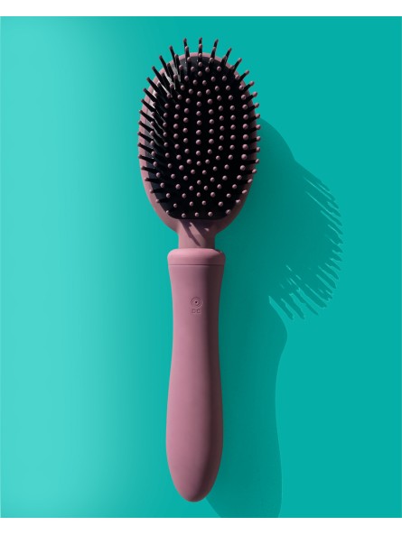 Vibraliss wibrująca szczotka do włosów Vibrating Brush Rose Pudre