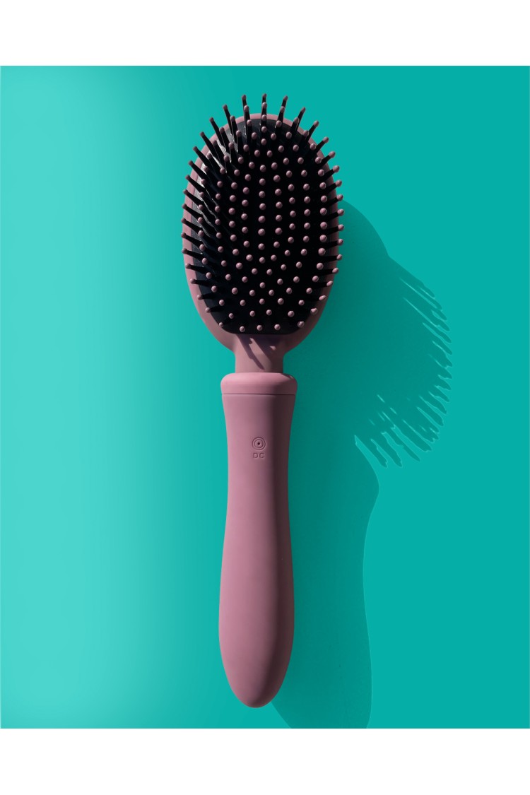 Vibraliss wibrująca szczotka do włosów Vibrating Brush Rose Pudre
