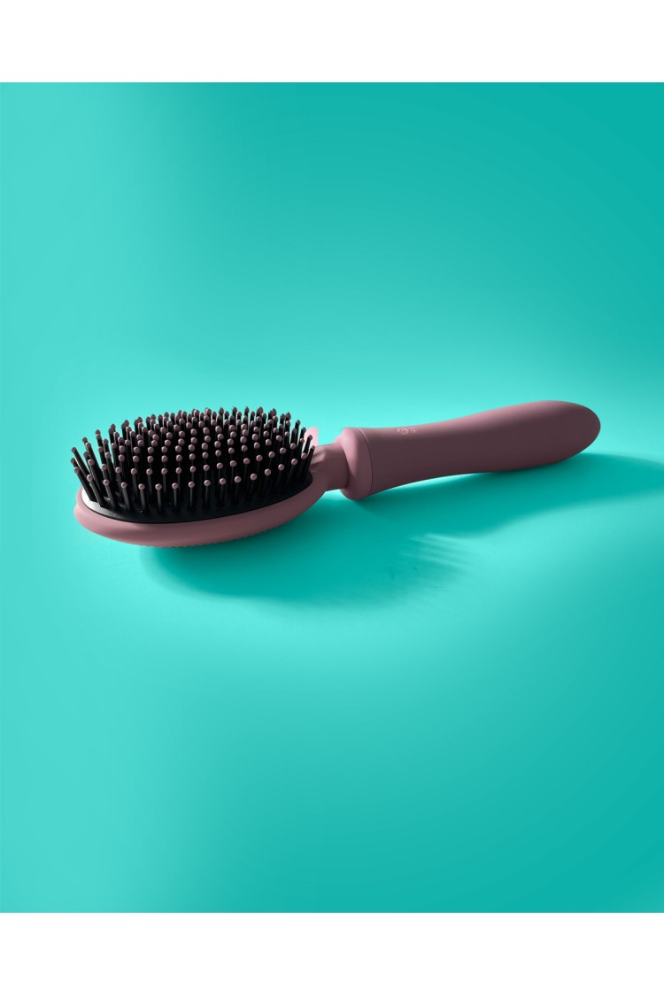 Vibraliss wibrująca szczotka do włosów Vibrating Brush Rose Pudre