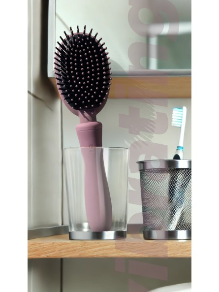 Vibraliss wibrująca szczotka do włosów Vibrating Brush Rose Pudre