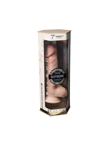Dildo 17,8 Cm Premium Real Skin Model 1 (7") Flesh Silexd