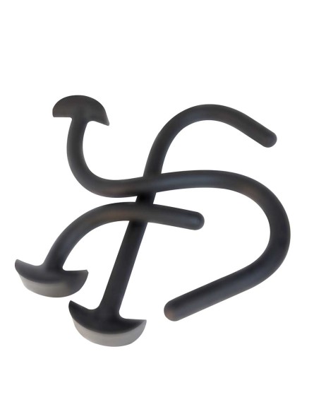 Sonda analna Gut Snake Liquid Silicone Plug Black M Brutus