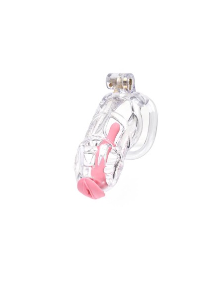 Pas cnoty Guardian Chastity Cage Clear Size 3 CELLMATE