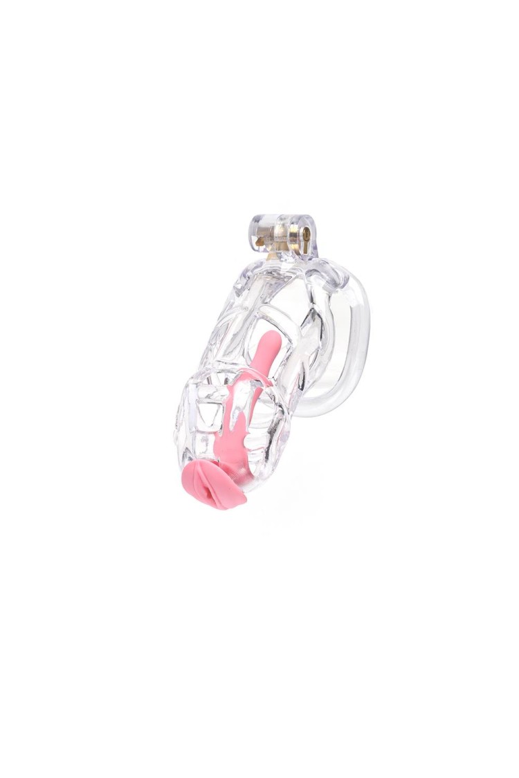 Pas cnoty Guardian Chastity Cage Clear Size 3 CELLMATE
