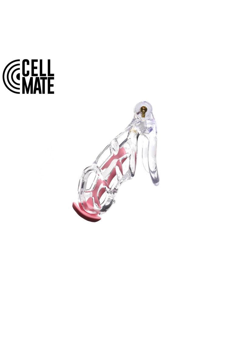 Pas cnoty Guardian Chastity Cage Clear Size 3 CELLMATE
