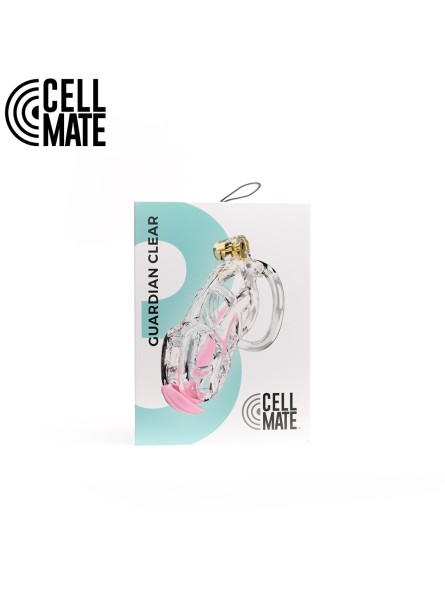 Pas cnoty Guardian Chastity Cage Clear Size 3 CELLMATE