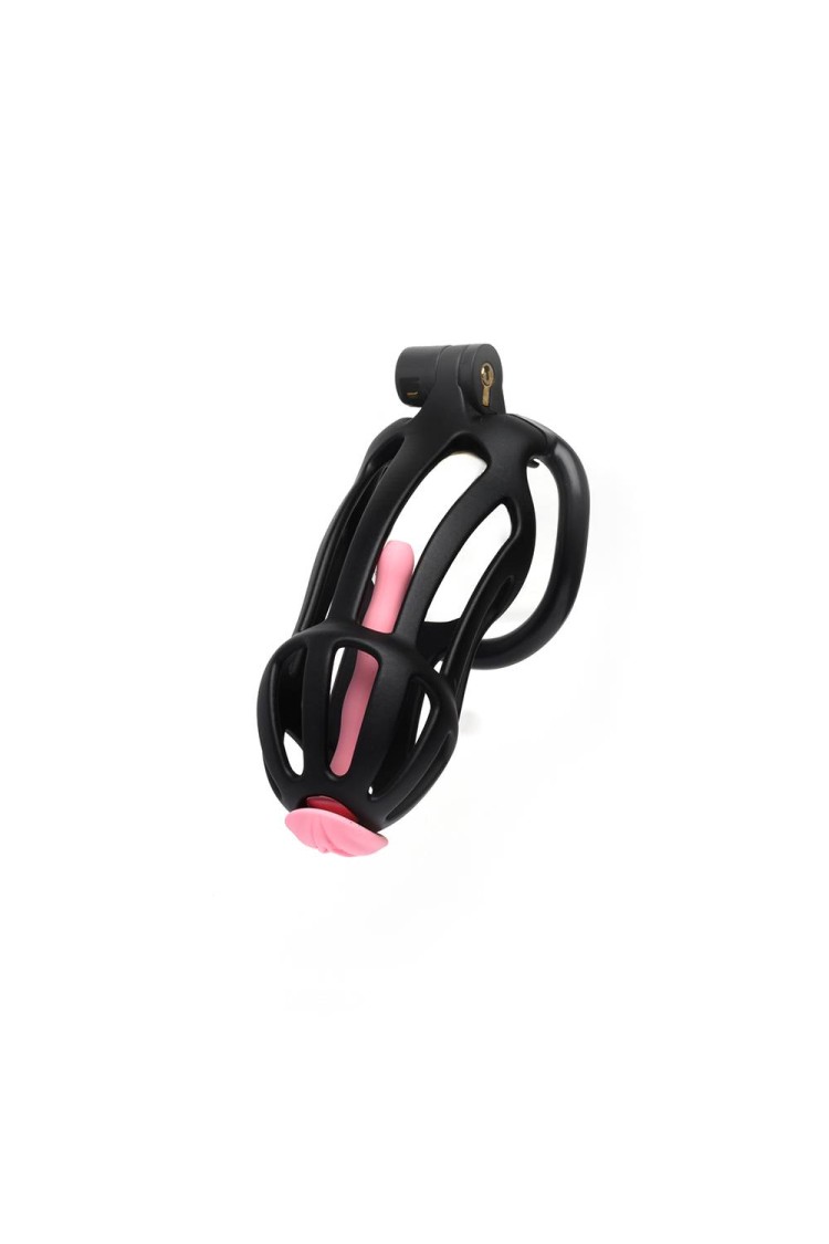 Pas cnoty Centurion Chastity Cage Black Size 4 CELLMATE