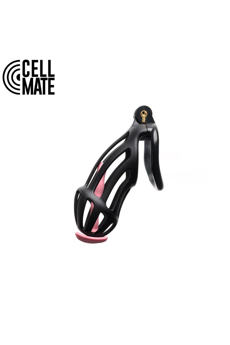 Pas cnoty Centurion Chastity Cage Black Size 4 CELLMATE