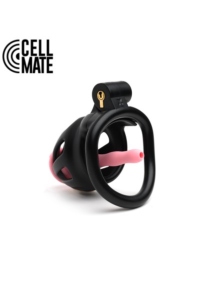 Pas cnoty Centurion Chastity Cage Black Size 4 CELLMATE