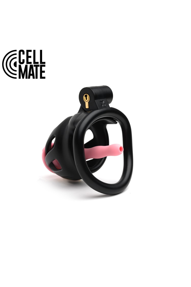 Pas cnoty Centurion Chastity Cage Black Size 4 CELLMATE