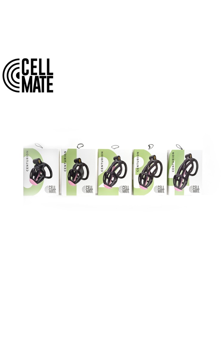 Pas cnoty Centurion Chastity Cage Black Size 4 CELLMATE