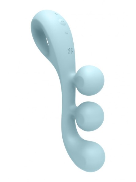 Potrójny wibrator Tri Ball 2 light blue Satisfyer