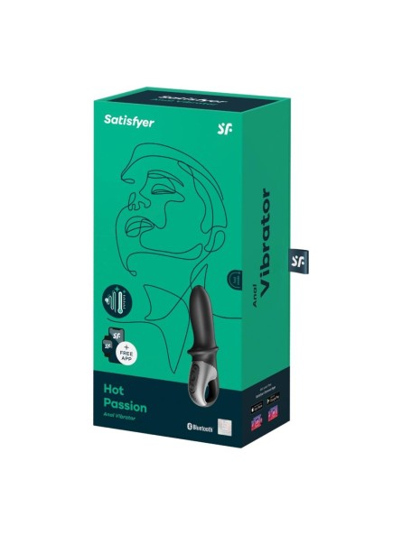 Wibrator analny Hot Passion Anal Connect App Satisfyer