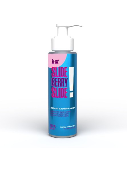 Jadalny lubrykant jeżynowy Slide Berry Slide! 100ml intt