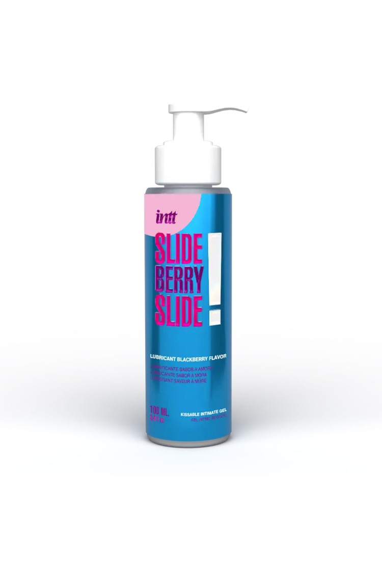 Jadalny lubrykant jeżynowy Slide Berry Slide! 100ml intt