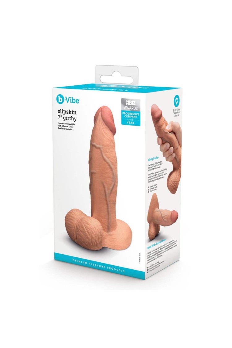Dildo 17,8 cm Slipskin 7 Inch Girthy B-Vibe