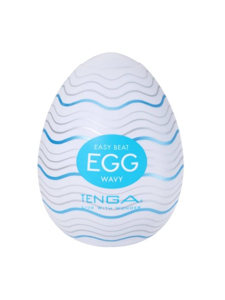 Masturbator jednorazowy Egg Wavy Tenga