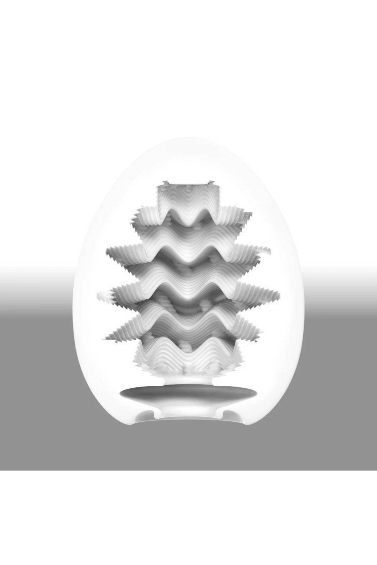Masturbator jednorazowy Egg Wavy Tenga