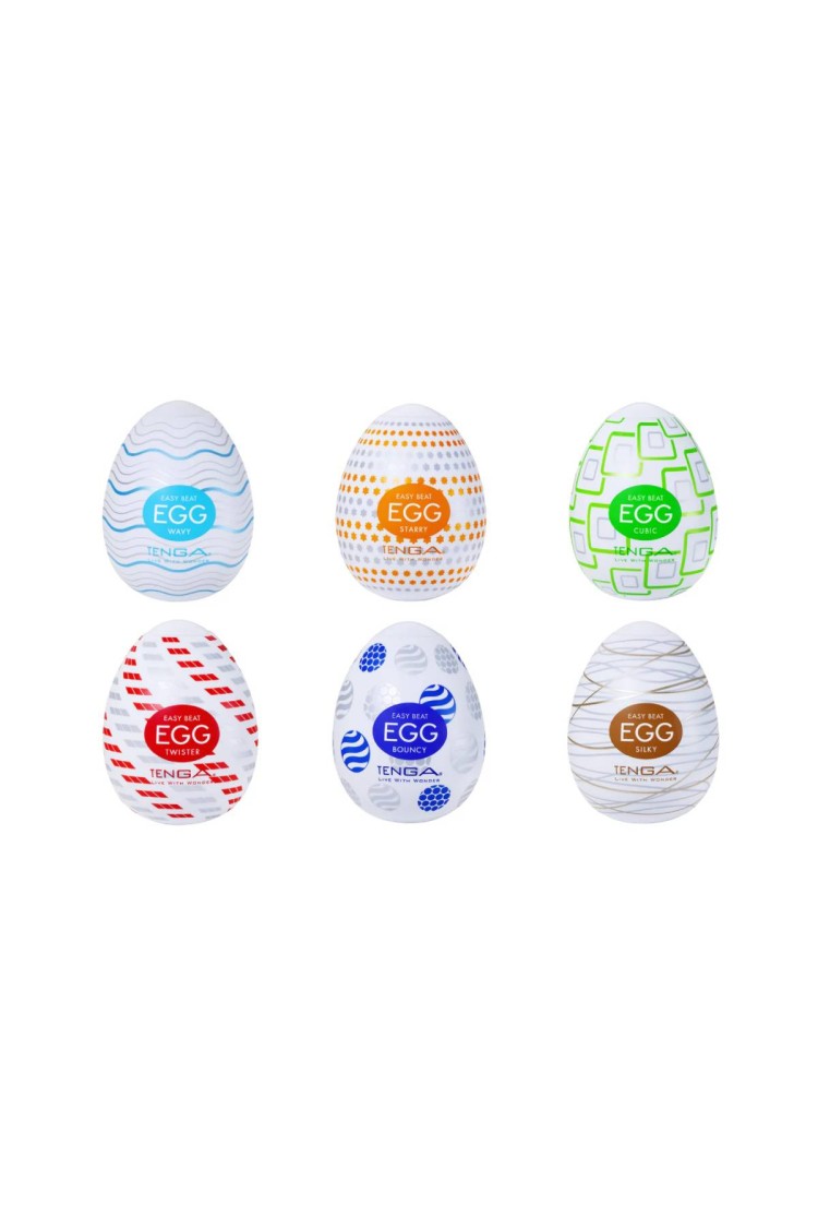 Masturbator jednorazowy Egg Wavy Tenga