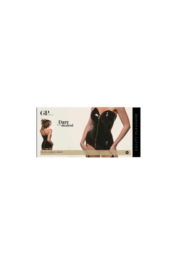 Gorset Black Amber Corset Black S Guilty Pleasure