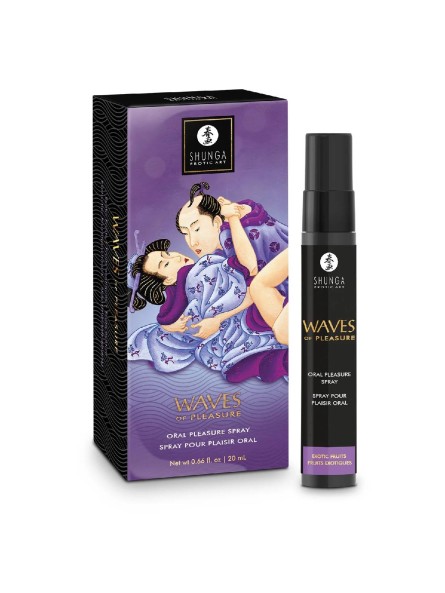 Spray do seksu oralnego Waves of Pleasure Exotic Fruits 20ml Shunga