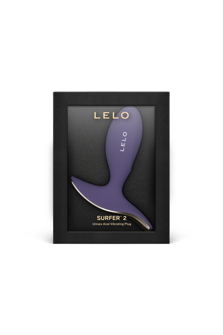 Korek analny sterowany aplikacją Surfer 2 Cyber Purple LELO