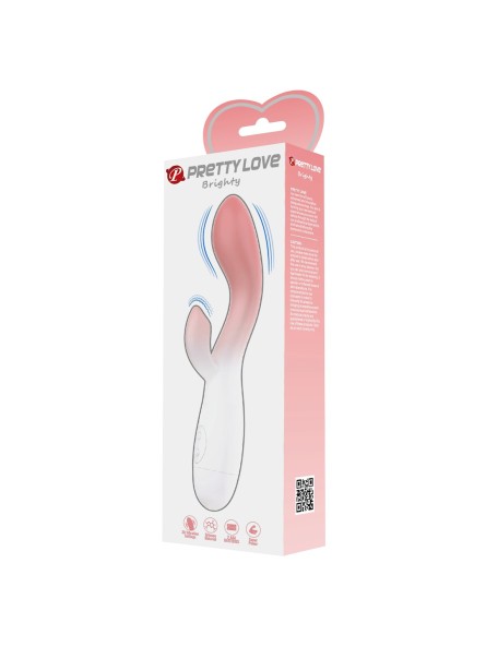WIBRATOR PRETTY LOVE BRIGHTY WHITE-PINK