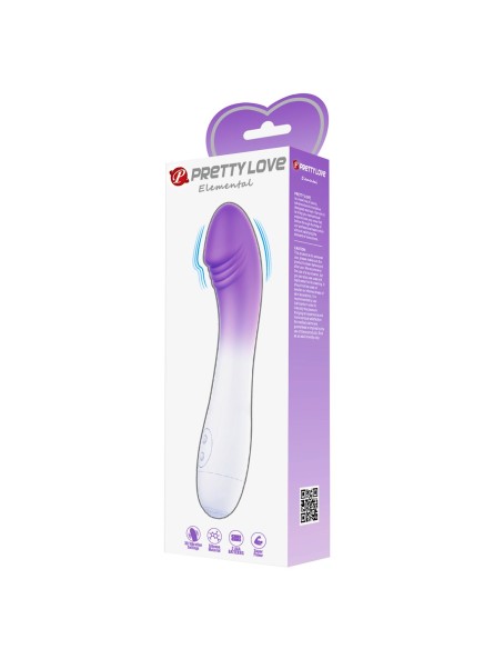 WIBRATOR PRETTY LOVE ELEMENTAL WHITE-PURPLE