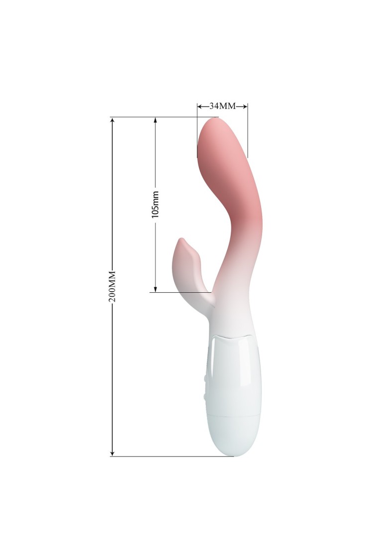 WIBRATOR PRETTY LOVE BRIGHTY WHITE-PINK