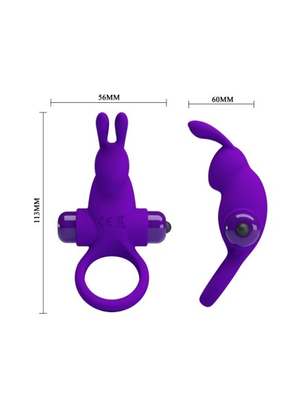 PIERŚCIEŃ PRETTY LOVE - VIBRANT PENIS RING 1