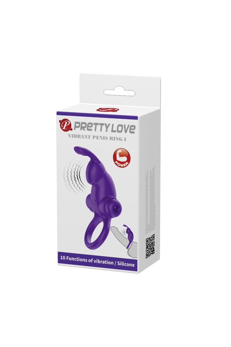 PIERŚCIEŃ PRETTY LOVE - VIBRANT PENIS RING 1