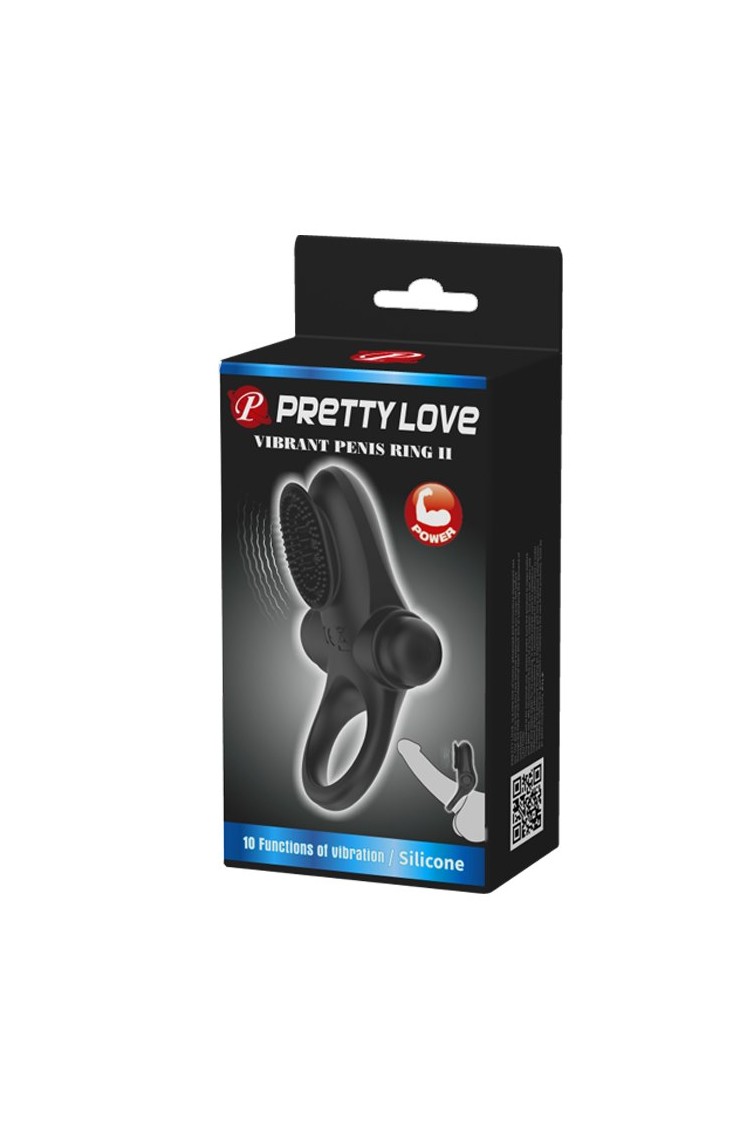PIERŚCIEŃ PRETTY LOVE - VIBRANT PENIS RING 2