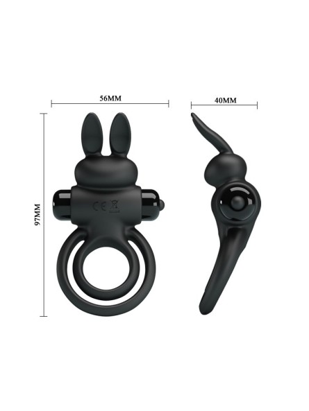 PIERŚCIEŃ PRETTY LOVE - VIBRANT PENIS RING 3